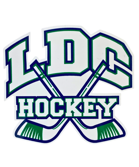 LDC Yth Hockey Small Decal