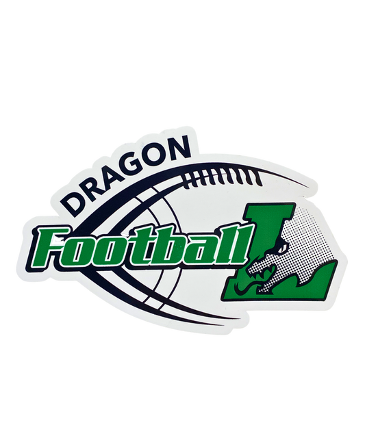 Dragon Football Large Decal