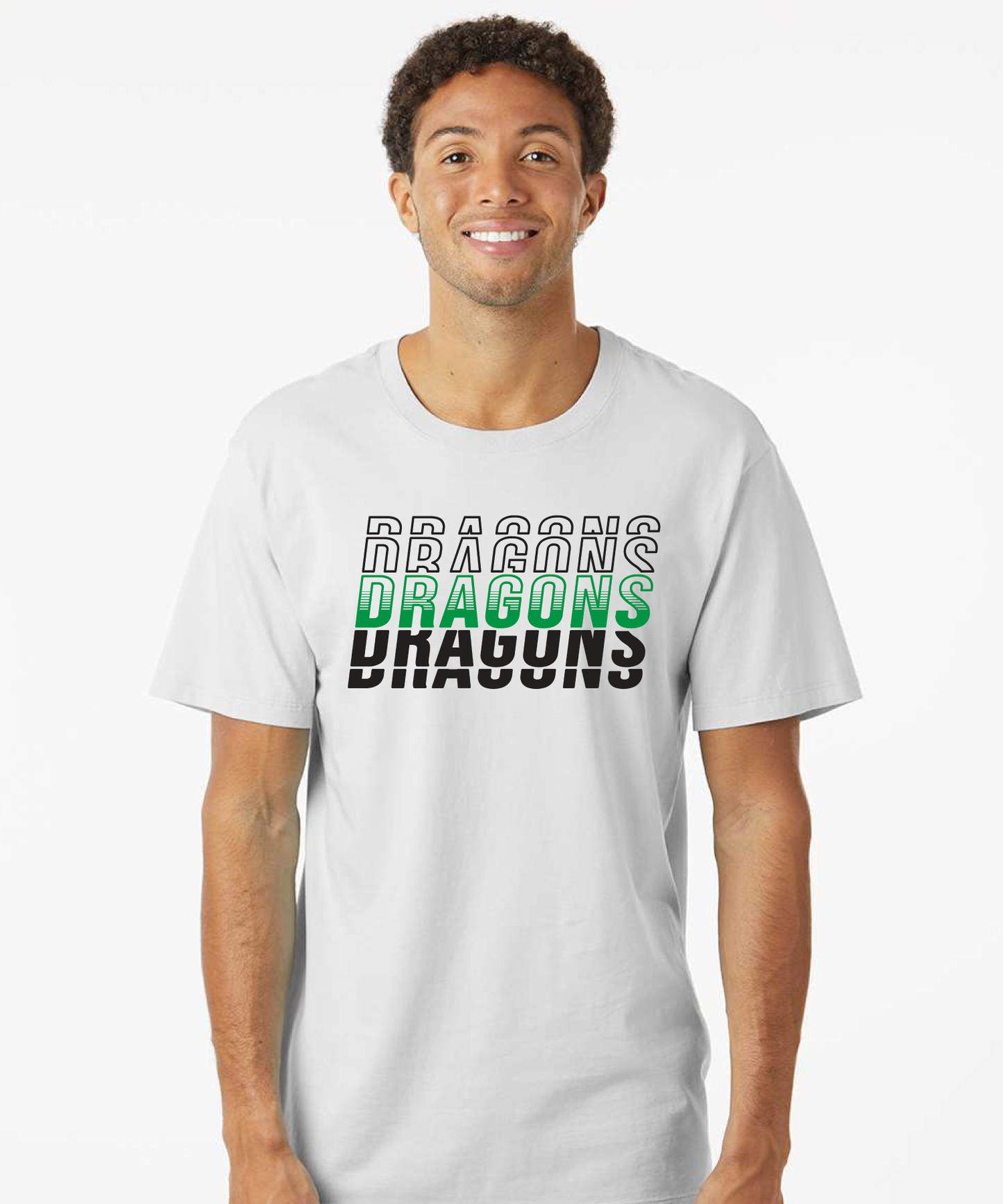 SoftShirts Dragons Repeat Tee
