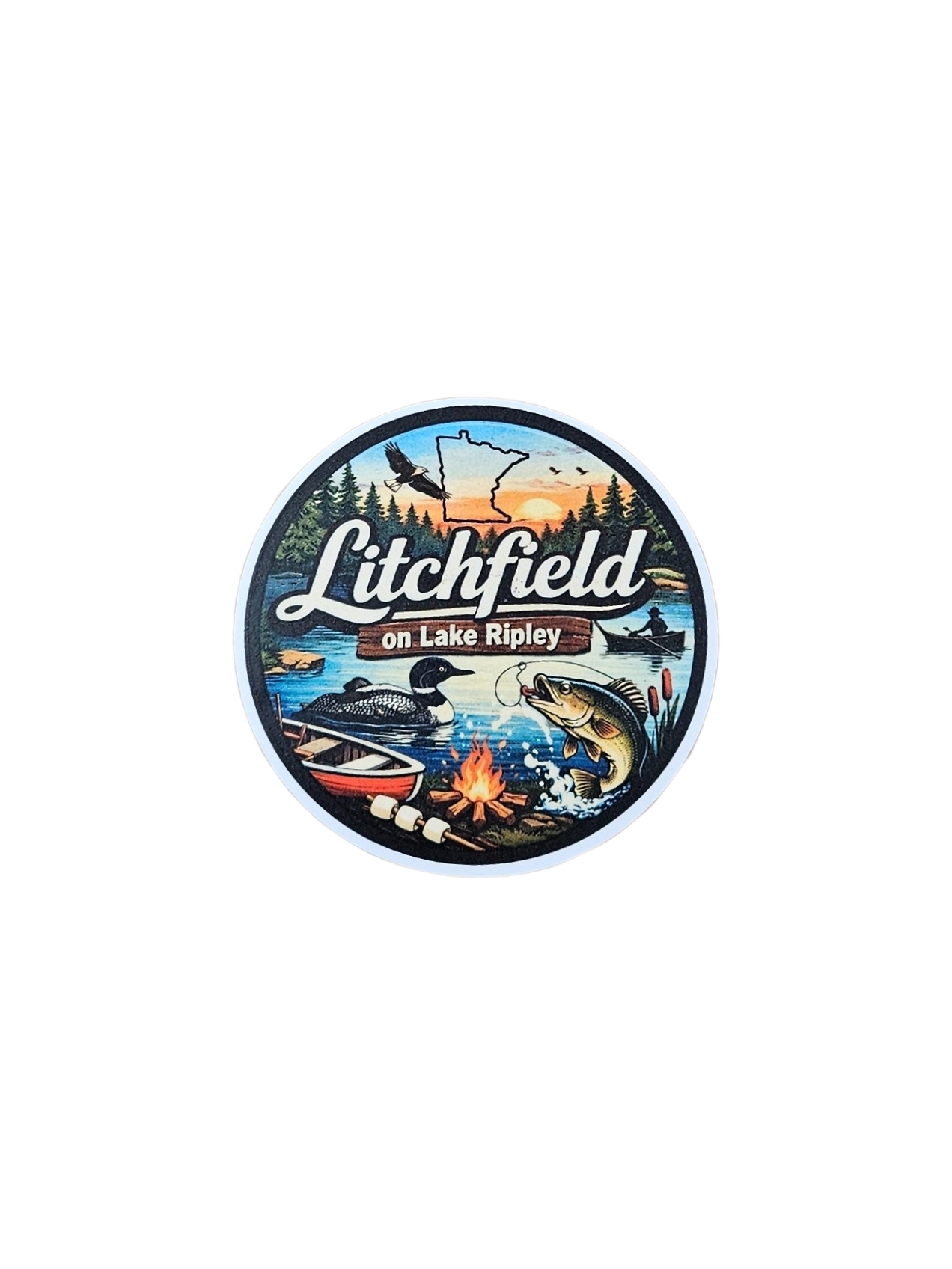 Litchfield on Lake Ripley Decal