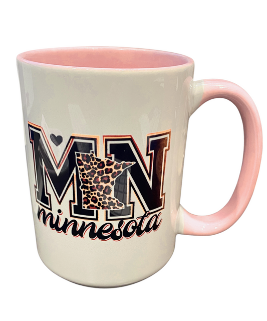MN Leopard 15 oz Coffee Mug