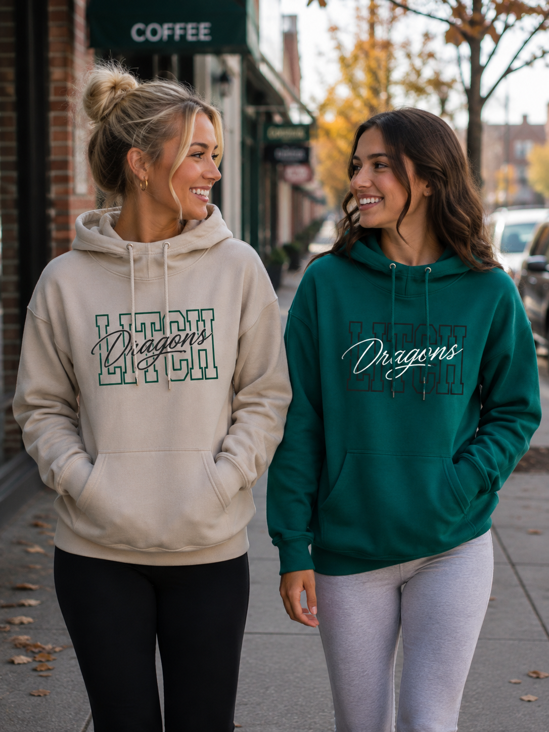 Litch Dragons Script Hoodie