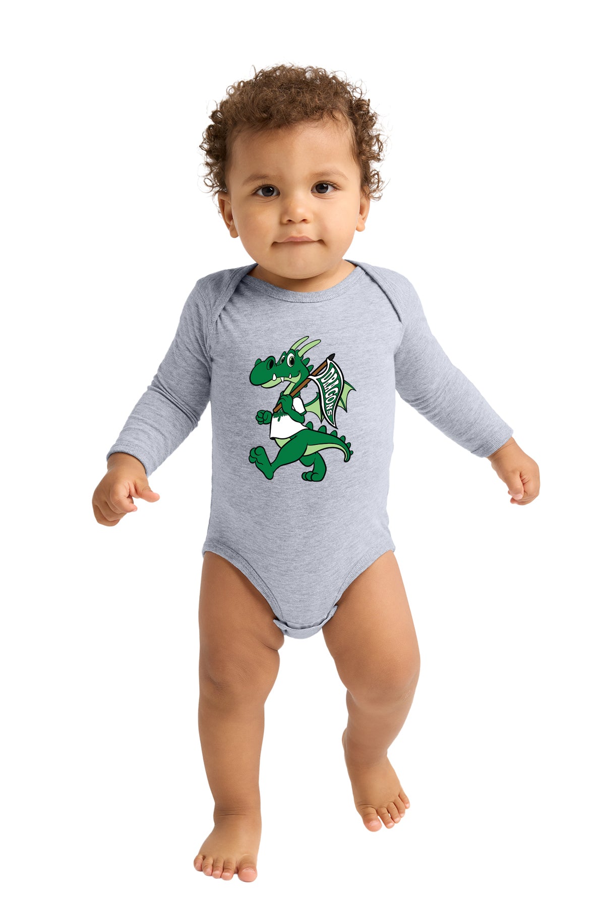 Dragon Mascot Long Sleeve Bodysuit
