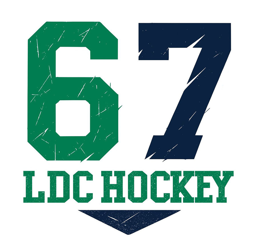 "67" LDC Hockey Decal