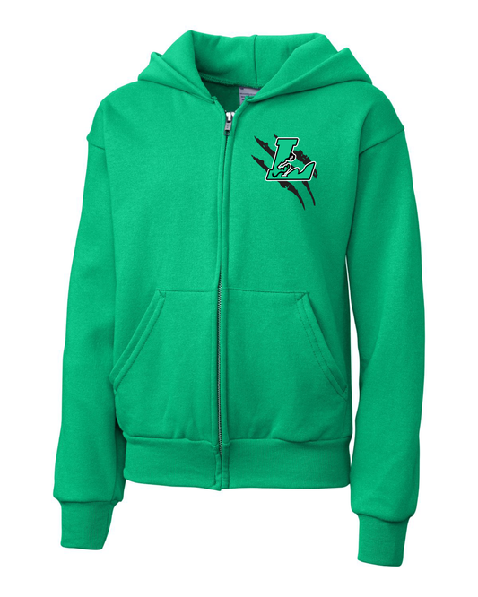 L Claw Youth Full Zip Sweatshirt