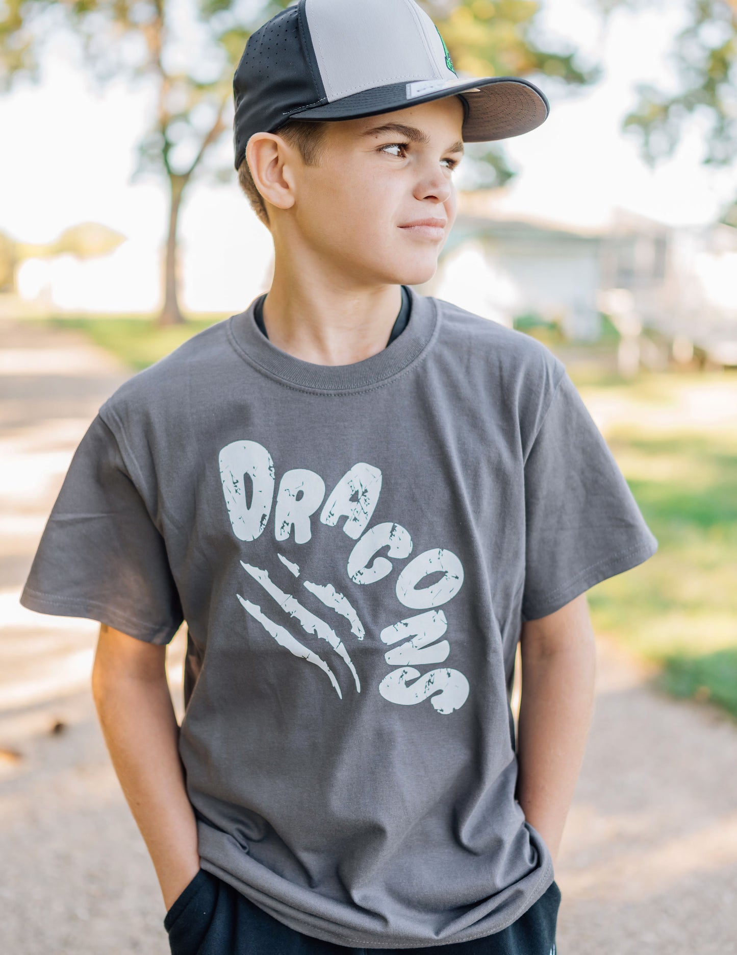 Retro Dragon Claw Youth Tee