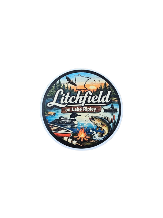 Litchfield on Lake Ripley Decal