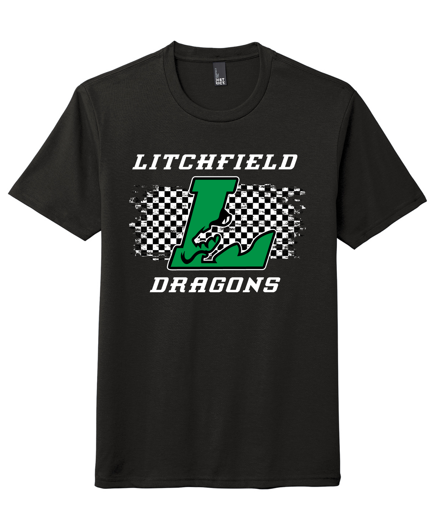 Lfd Dragons Racer Tri Blend T-Shirt