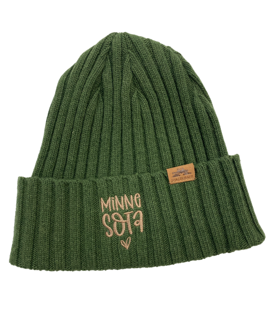 Spacecraft MN Heart Square Knot Beanie