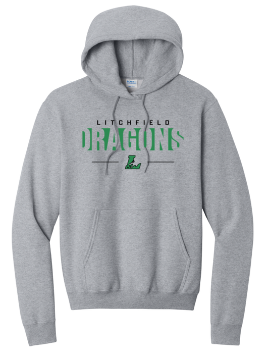 Dragons Cutout Hoodie